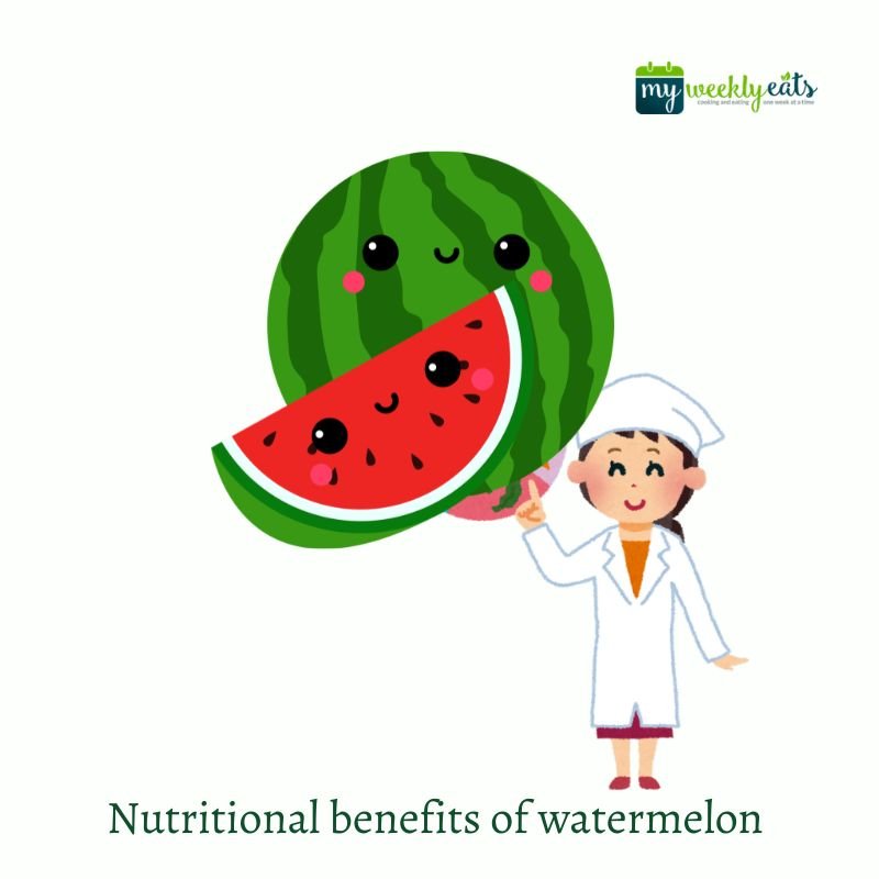 Nutritional value of a watermelon
