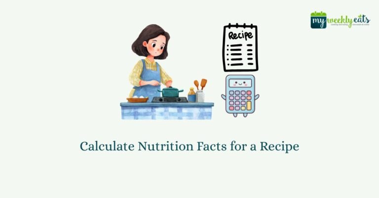 Calculate Nutrition Facts for a Recipe