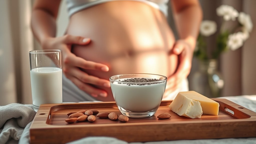 calcium supports fetal bone development