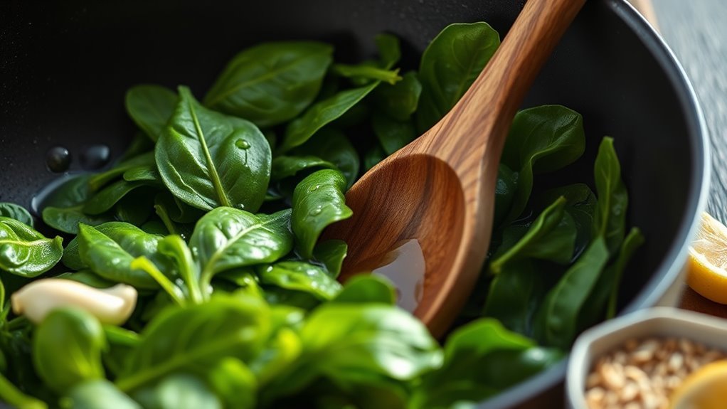 cook spinach properly preserves nutrients