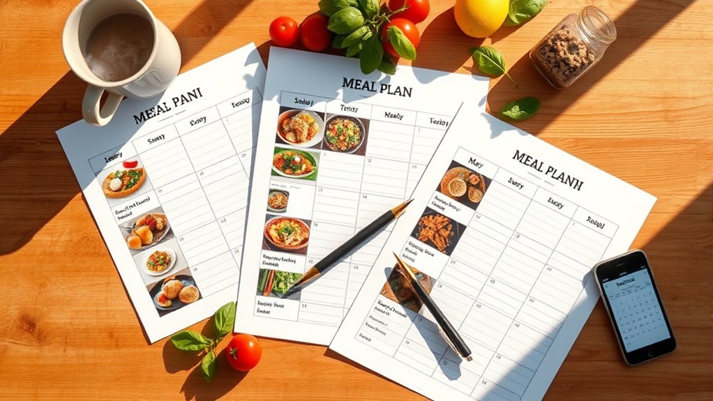 customized organized meal planning