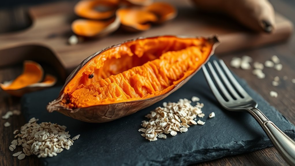 fiber enhances sweet potato health