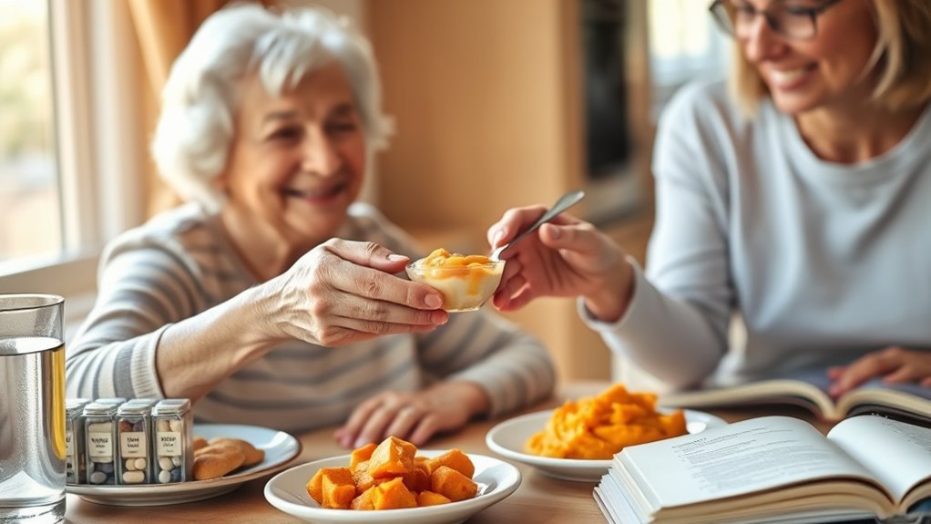soft foods and adaptive tools