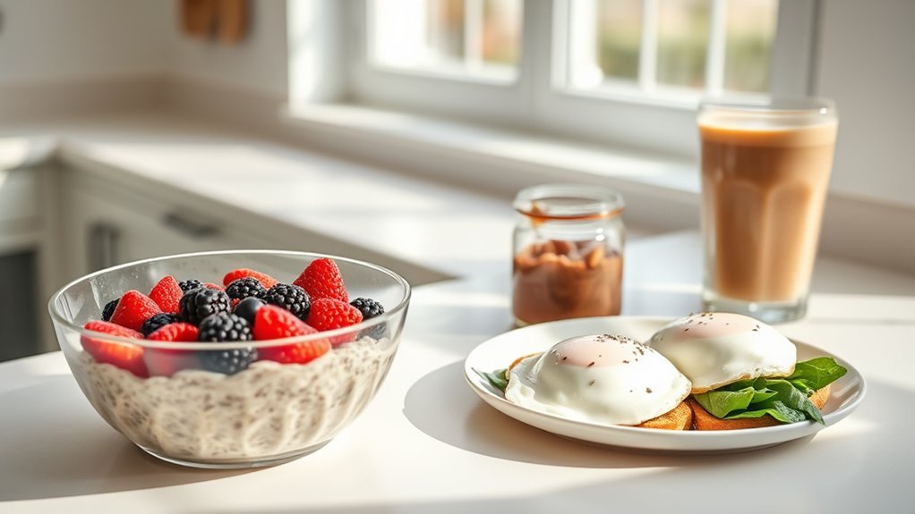 balanced high protein breakfast choices