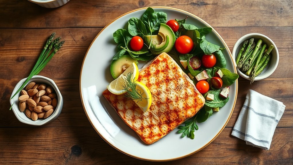 balanced low carb low cholesterol eating
