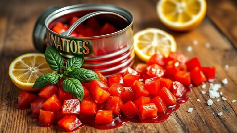 canned tomatoes nutritional facts