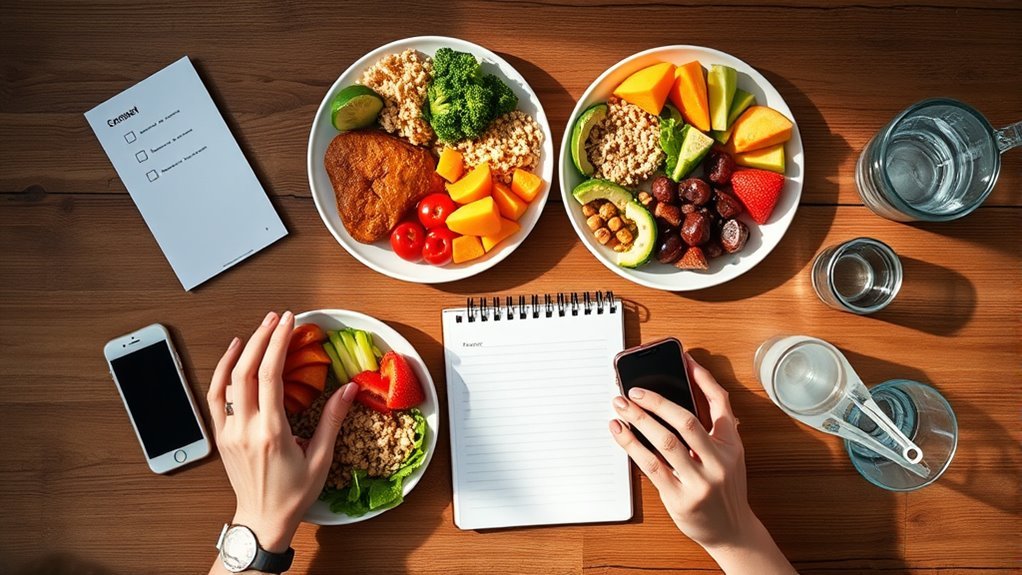 create nutritious weekly menus