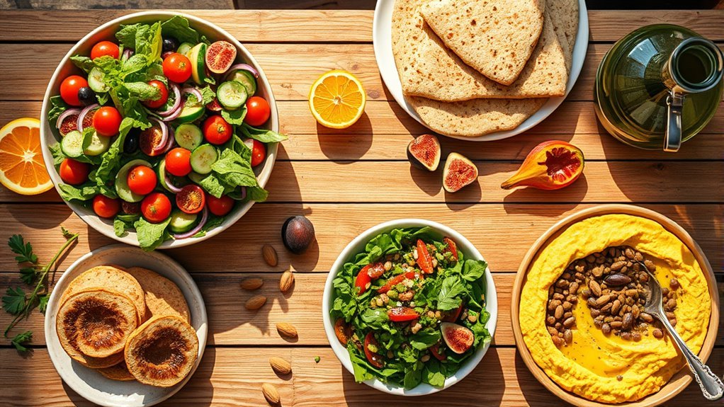 eat colorful fruits and vegetables