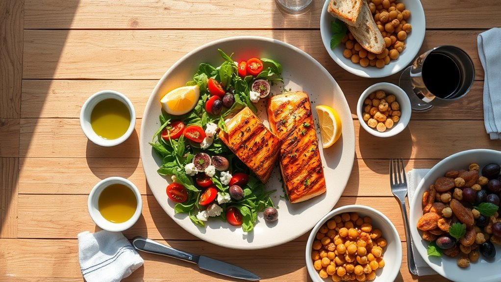 eat vegetables daily fish weekly