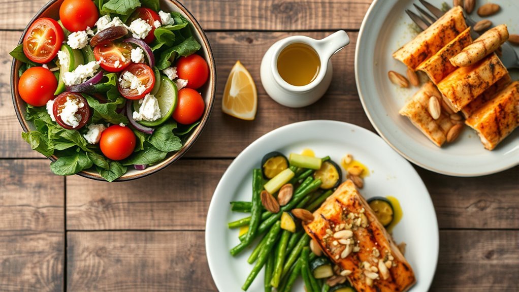 healthy diverse flavorful meals