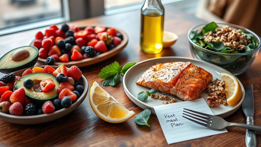 heart healthy fiber omega 3s