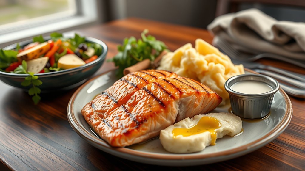high calorie balanced meal components