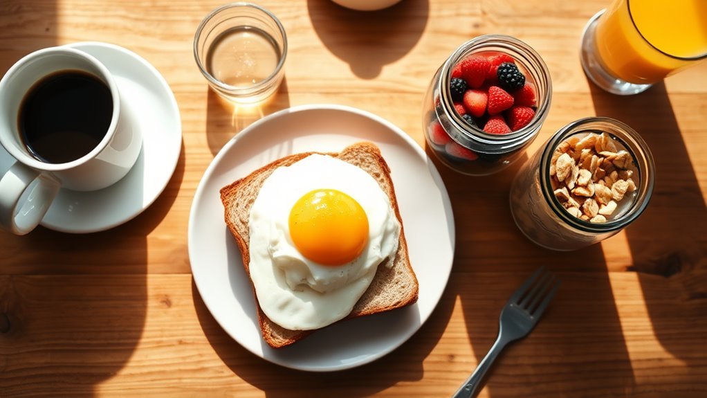 nutritious morning meal balance