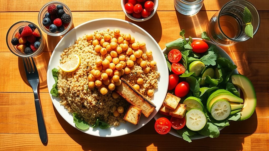 plant based proteins fresh vegetables