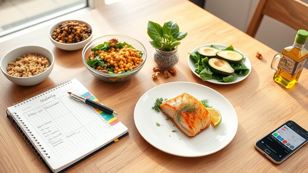 plant proteins and omega 3 fish