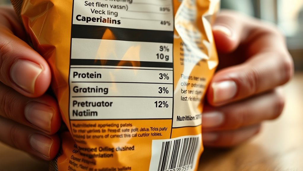 protein content label details