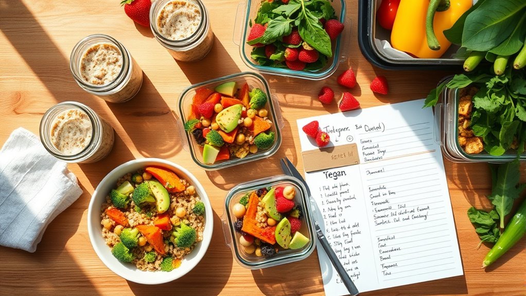 structured nutrient rich vegan planning