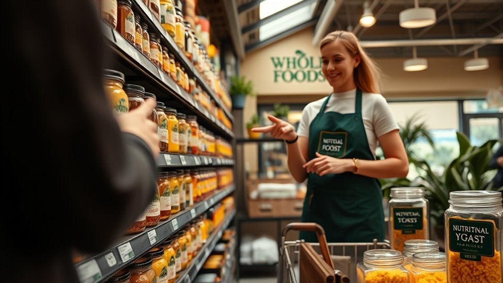 ask store employees for guidance