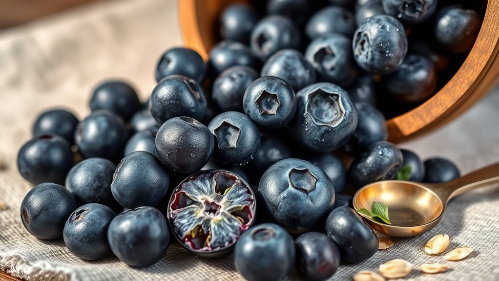 blueberries nutrients benefits types