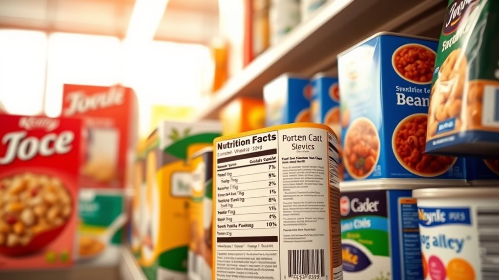 daily value on labels