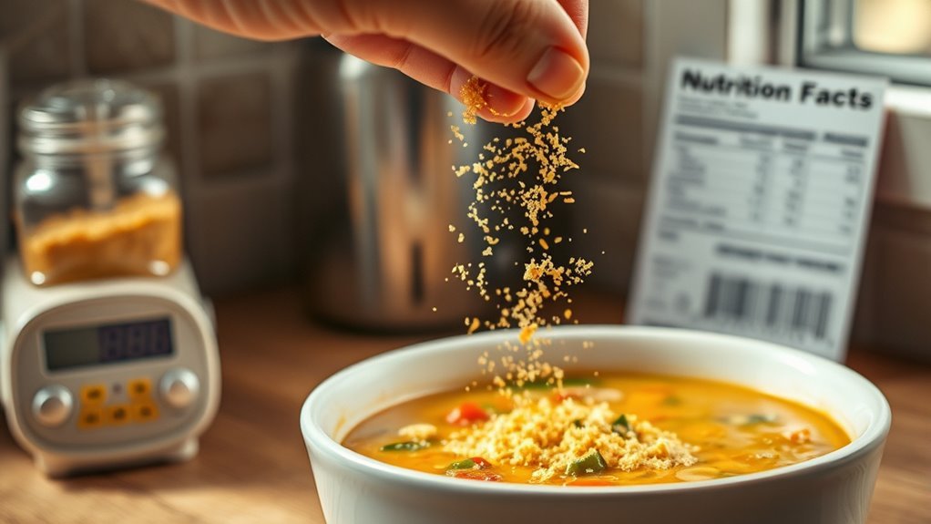 moderate nutritional yeast intake