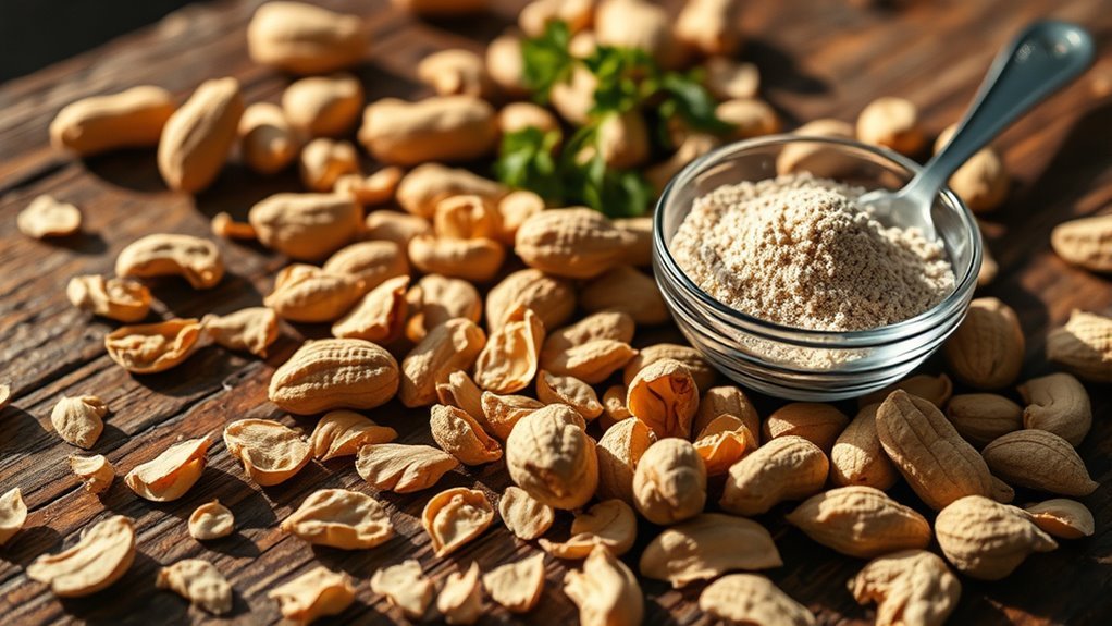 peanut shell fiber benefits
