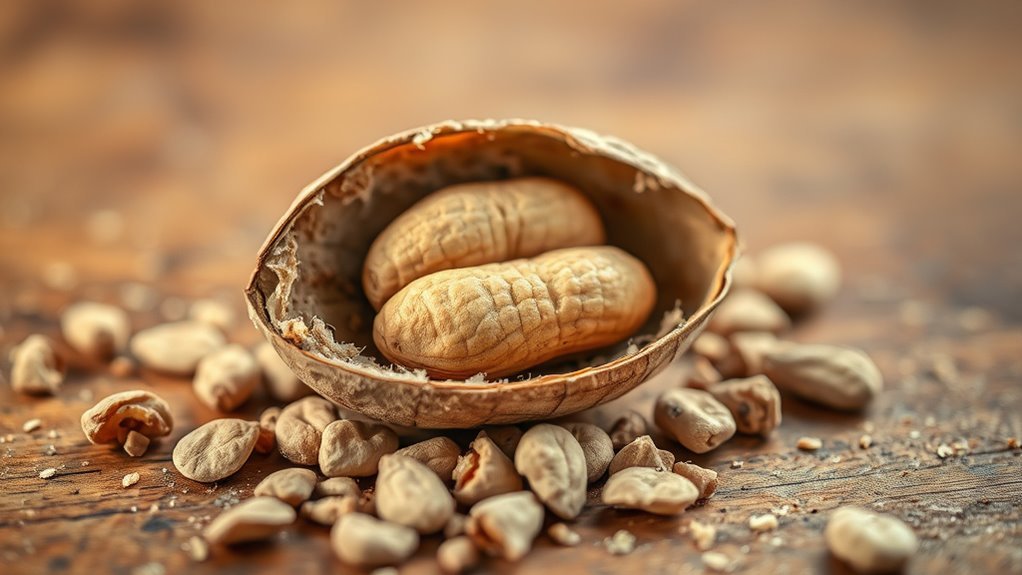 peanut shells are fibrous
