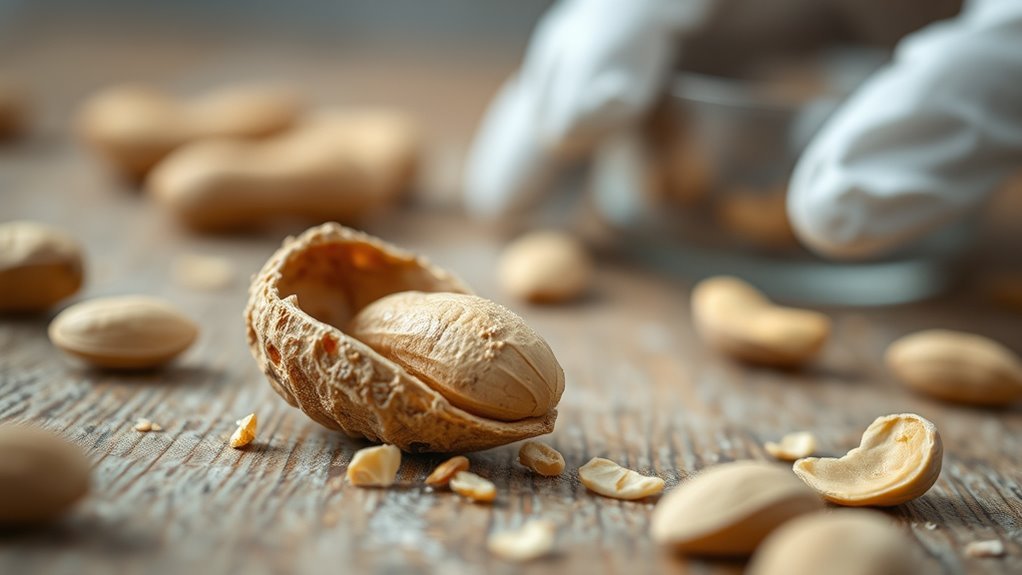 peanut shells safety precautions
