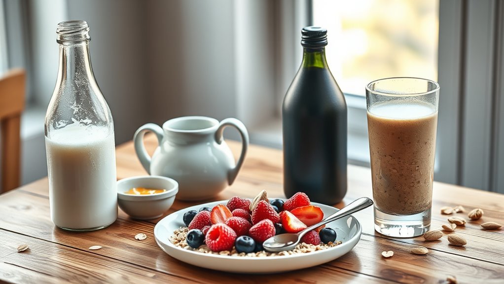plant based or dairy choices