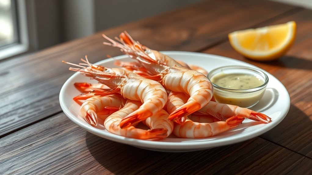 shrimp low calories high protein