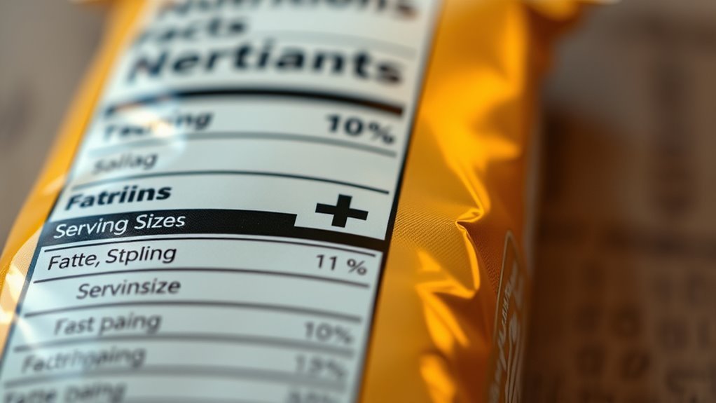 warning for high nutrient levels