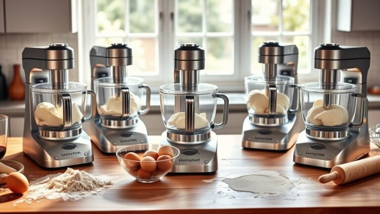 top dough kneading food processors