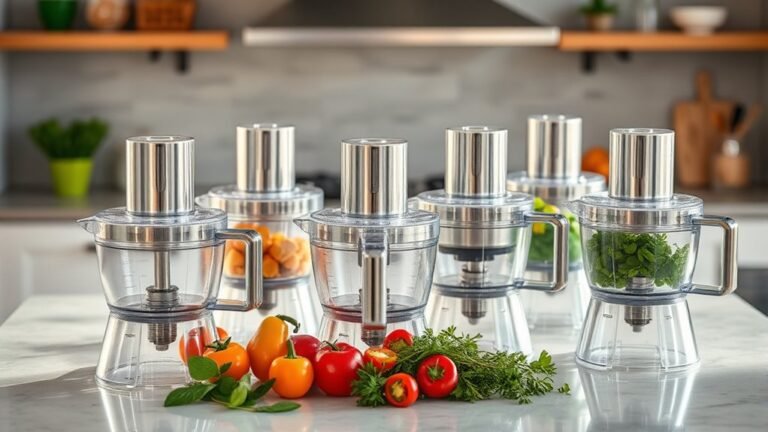 top glass food processors